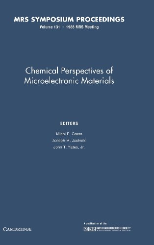 Stock image for Chemical Perspectives of Microelectronic Materials: Volume 131 (MRS Proceedings) for sale by GuthrieBooks