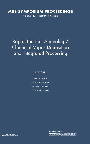 9781558990197: Rapid Thermal Annealing/Chemical Vapor Deposition and Integrated Processing: Volume 146