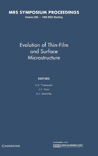 Stock image for Evolution of Thin-Film and Surface Microstructure: Symposium Held November 26-December 1, 1990, Boston, Massachusetts, U.S.A. for sale by Reader's Corner, Inc.