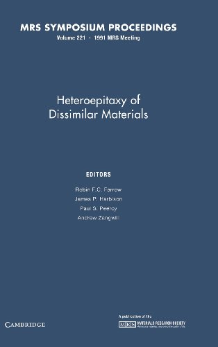 Beispielbild fr Heteroepitaxy of Dissimilar Materials. Materials Research Society Symposium Proceedings. Vol.221 zum Verkauf von Zubal-Books, Since 1961