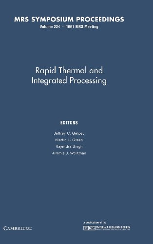 9781558991187: Rapid Thermal and Integrated Processing: Volume 224