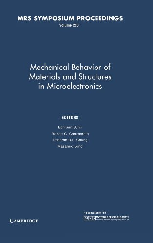 Imagen de archivo de MECHANICAL BEHAVIOR OF MATERIALS AND STRUCTURES IN MICROELECTRONICS a la venta por Basi6 International