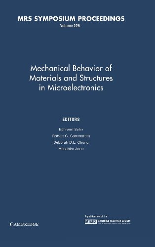 Stock image for MECHANICAL BEHAVIOR OF MATERIALS AND STRUCTURES IN MICROELECTRONICS for sale by Basi6 International