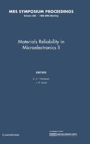 Stock image for Materials Reliability in Microelectronics II: Volume 265 for sale by Basi6 International