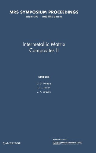 Stock image for Intermetallic Matrix Composites II: Volume 273 (MRS Proceedings) for sale by HPB-Red