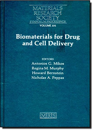 Beispielbild fr Biomaterials for Drug and Cell Delivery: Symposium Held November 29-December 1, 1993, Boston, Massachusetts, U.S.A (Materials Research Society Sympo) zum Verkauf von Wonder Book