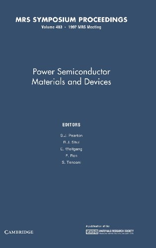 Stock image for Power Semiconductor Materials and Devices: Volume 483 for sale by Buchpark