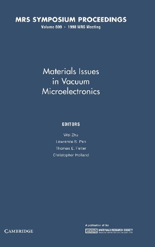 Stock image for MATERIALS ISSUES IN VACUUM MICROELECTRONICS for sale by Basi6 International