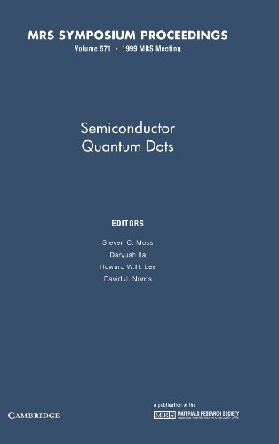 Imagen de archivo de Semiconductor Quantum Dots: Volume 571 (MRS Proceedings) a la venta por HPB-Red