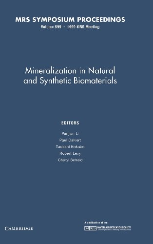 Stock image for Mineralization in Natural and Synthetic Biomaterials: Symposium Held November 29-December 1, 1999, Boston, Massachusetts, U.S.A. for sale by BookOrders