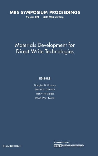 Beispielbild fr Materials Development for Direct Write Technologies: Volume 624 (MRS Proceedings) zum Verkauf von Zubal-Books, Since 1961