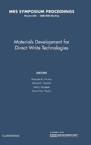 Stock image for Materials Development for Direct Write Technologies: Volume 624 (MRS Proceedings) for sale by Zubal-Books, Since 1961
