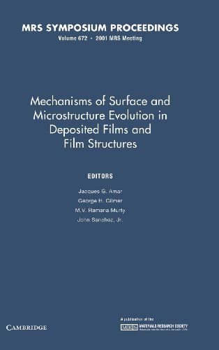 Stock image for MECHANISMS OF SURFACE AND MICROSTRUCTURE EVOLUTION IN DEPOSITED FILMS AND FILM STRUCTURES for sale by Basi6 International