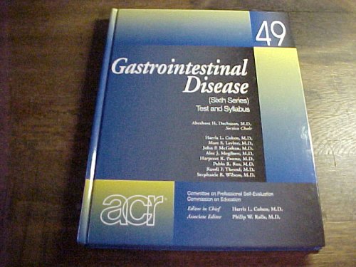 Stock image for Gastrointestinal Disease 49 Test and Syllabus (sixth Series) for sale by books4u31