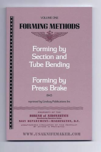 9781559183765: Forming Methods: Forming By Section and Tube Bendi