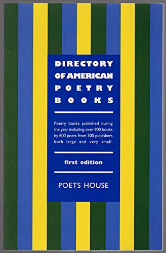 Stock image for American Poetry Books O/P for sale by Eighth Day Books, LLC