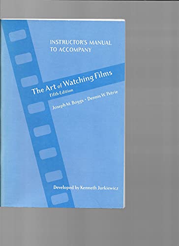 Stock image for Instructor's Manual to accompany the art of Watching films for sale by HPB-Diamond