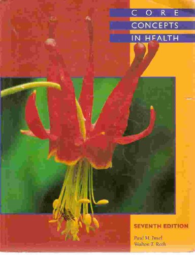 Stock image for Core Concepts In Health. Seventh Edition for sale by The Bookseller