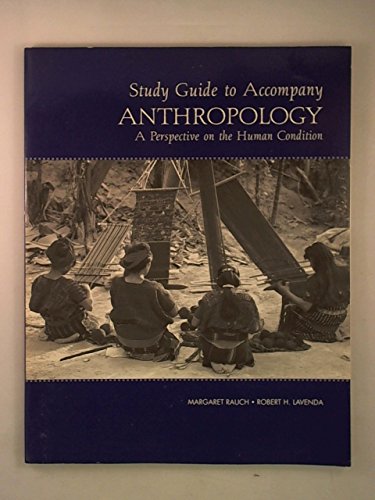 Stock image for Anthropology : A Perspective on the Human Condition for sale by Better World Books