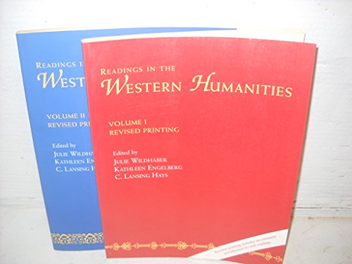 Beispielbild fr Readings in the Western Humanities zum Verkauf von Better World Books