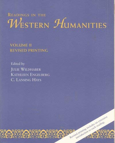 Stock image for Readings in the Western Humanities, Vol. 2 (Volume 2) for sale by Ergodebooks