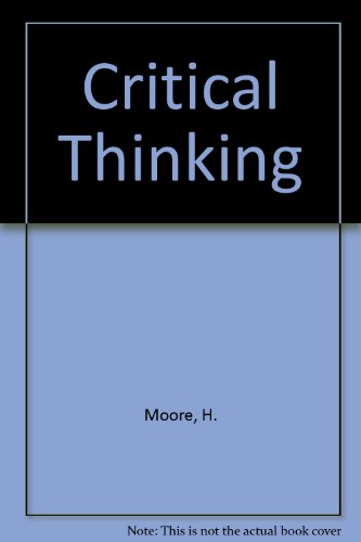 Imagen de archivo de Critical Thinking Instructor's Manual : The Logical Accessory a la venta por Callaghan Books South