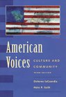 9781559349345: American Voices: Culture and Community