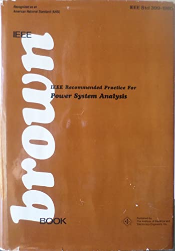 Stock image for IEEE Recommended Practice for Industrial and Commercial Power Systems Analysis (IEEE Brown Book, Std for sale by Save With Sam