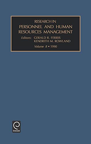 Stock image for RESEARCH IN PERSONNEL AND HUMAN RESOURCES MANAGEMENT (Research in Personnel & Human Resources Management) for sale by BookHolders