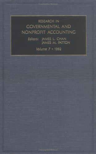 Stock image for Research in governmental and non-profit accounting, Volume 7 (Research in Governmental & Nonprofit Accounting) for sale by Bayside Books