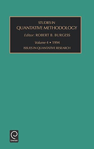 Issues in Qualitative Research (Studies in Qualitative Methodology, 4) (9781559385695) by Burgess