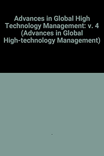 9781559386210: Advances in Global High Technology Management: v. 4
