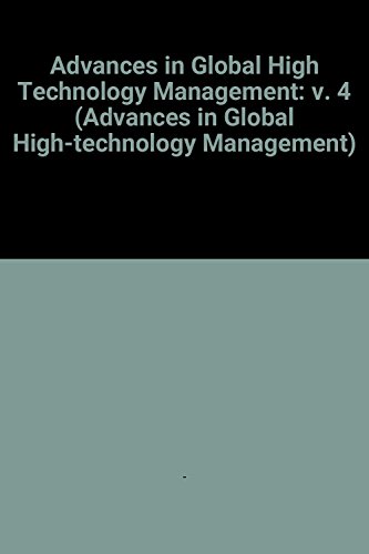 Stock image for Advances in Global High-Technology Management for sale by Bookmonger.Ltd