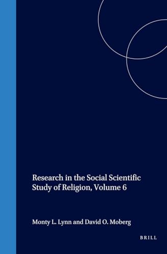 Beispielbild fr Research in the Social Scientific Study of Religion: 1994: Vol 6 zum Verkauf von Revaluation Books