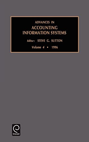 9781559389907: Advances in Accounting Information Systems 1996 (4): Vol 4