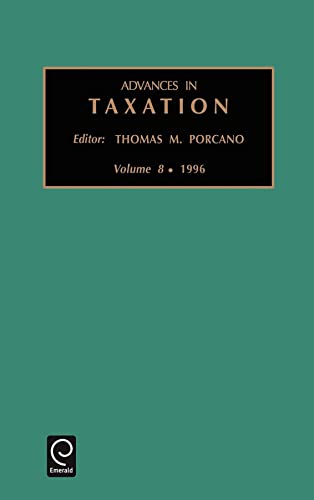 9781559389945: Advances in Taxation: Vol 8