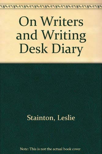 Beispielbild fr On Writers and Writing Desk Diary zum Verkauf von The Maryland Book Bank