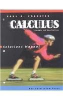 Stock image for Calculus: Concepts and Applications, Solutions Manual for sale by ThriftBooks-Dallas