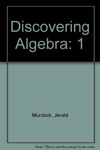 Beispielbild fr Discovering Algebra: An Investigative Approach, Preliminary Edition Vol. 1 zum Verkauf von Your Online Bookstore