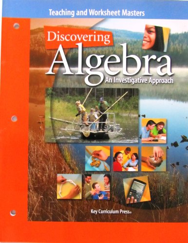 9781559533423: Discovering Algebra an Investigative Approach Teaching and Worksheet Masters