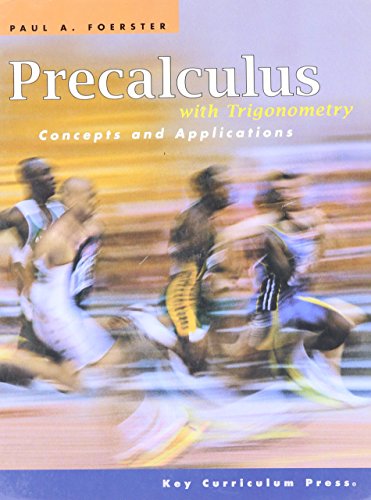 Imagen de archivo de Precalculus with Trigonometry Concepts and Connections a la venta por TextbookRush
