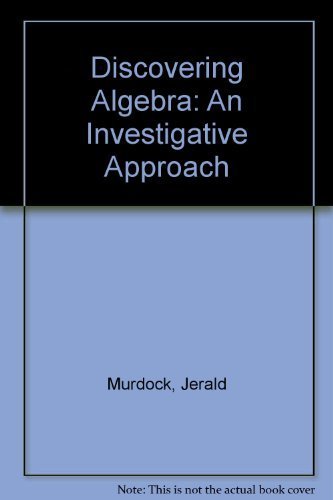 9781559534741: Discovering Algebra: An Investigative Approach