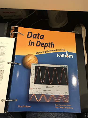 Beispielbild fr Data in depth: Exploring mathematics with Fathom zum Verkauf von Better World Books