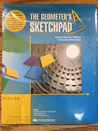 Stock image for The Geometer's Sketchpad Version 4(instructor's Version) for sale by BookHolders