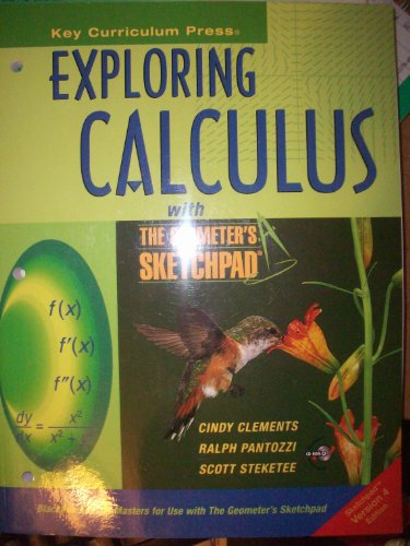 Stock image for Exploring Calculus with The Geometer's Sketchpad Version 4 for sale by Half Price Books Inc.