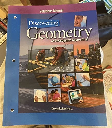 Imagen de archivo de Discovering Geometry: An Investigative Approach, Solutions Manual a la venta por BooksRun