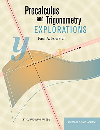 Imagen de archivo de Precalculus and Trigonometry Explorations a la venta por ThriftBooks-Atlanta