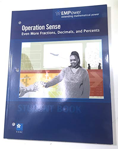Beispielbild fr Operation Sense: Even More Fractions, Decimals, and Percents: Student Book (EMPower extending mathematical power) (TERC) zum Verkauf von Better World Books