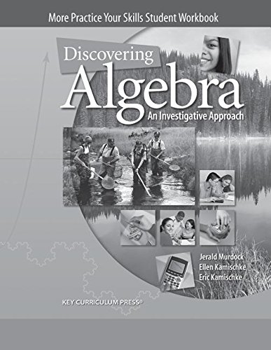 Imagen de archivo de Discovering Algebra: An Investigative Approach, More Practice Your Skills Student Workbook a la venta por Half Price Books Inc.
