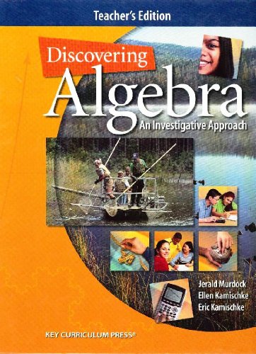 Beispielbild fr Discovering Algebra: An Investigative Approach zum Verkauf von Better World Books